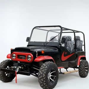 รถจี๊ปมินิขับเคลื่อนด้วยเพลา ใช้เครื่องยนต์เบนซิน อเนกประสงค์ สำหรับขับขี่ออฟโรด รับน้ำหนักได้ 500 กก. ขับเคลื่อน 4 ล้อ โครงเหล็ก 4 ที่นั่ง - Product Image 1