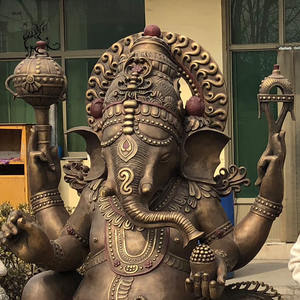 รูปปั้นพระพุทธรูปพระพักตร์ขนาด<span class=keywords><strong>ใหญ่</strong></span>กลางแจ้ง งานประติมากรรม<span class=keywords><strong>พระ</strong></span>พักตร์โบราณทำจากทองสัมฤทธิ์ - Product Image 2