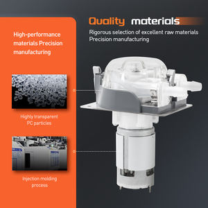 Lefoo 2l/Min 12/24V Food-Grade Peristaltische Pomp Met Siliconen Tubing Voedingsoplossing <span class=keywords><strong>Aquarium</strong></span> Kleine Peristaltische Doseerpomp - Product Image 5