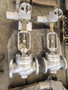 Válvula de Control de Globo Eléctrica ANSI de 6 Pulgadas, 300 WCB, Motorizada, Modulante, Reguladora de Flujo y Presión para Vapor, <span class=keywords><strong>Agua</strong></span>, Petróleo y Gas - Product Image 2