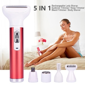 Rasoir électrique pour femme, tondeuse à poils de nez, épilateur corporel, tondeuse à sourcils, rasoir électrique pour le visage, épilateur pour zones intimes - Product Image 2
