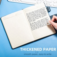 Diario de tapa dura A5 de alta calidad, cuaderno de notas impreso personalizado con logotipo personalizado, cuaderno de negocios de cuero PU, encuadernación térmica