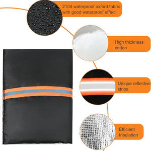 Couvre-robinet extérieur OEM pour la protection contre le gel hivernal avec bande réfléchissante, réutilisable et imperméable, enveloppe d'isolation pour robinet d'eau - Product Image 6