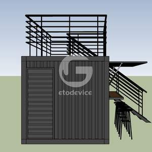 Chiosco portatile del contenitore della barra di succo Van del contenitore di 10ft con l'attrezzatura su misura - Product Image 5