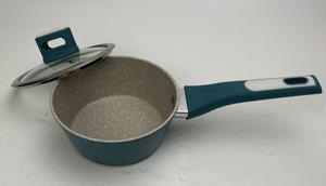 8pcs rèn nhôm Cookware Set thân thiện với môi hoa thiết kế bền kim loại ensemble - Product Image 4