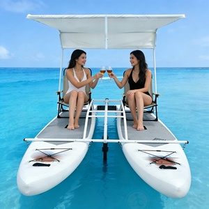 Tavola SUP Gonfiabile Catamarano con Telaio Connettore, Catamarano Gonfiabile con Tendalino per Pesca, Lago e <span class=keywords><strong>Mare</strong></span> - Product Image 5