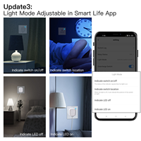 Enchufe de Pared Inteligente WiFi Zigbee LangYeao, Estándar del Reino Unido, 16A 3000W con Monitoreo de Energía, Compatible con Tuya, Alexa y Google Home