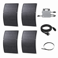 Panneaux solaires flexibles 800W, kit micro-onduleur 4 x 200W