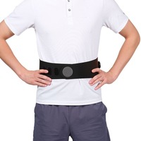 Ceinture de soutien lombaire réglable et confortable pour le fitness et les soins quotidiens, avec massage par impulsions EMS, enveloppement de soutien de la taille et fonction de ceinture d'entraînement
