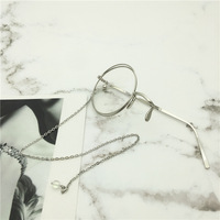 8759 Cos Monocle Unisex Retro Steampunk Geek Thief Montura de Gafas Metálicas Estilo Británico