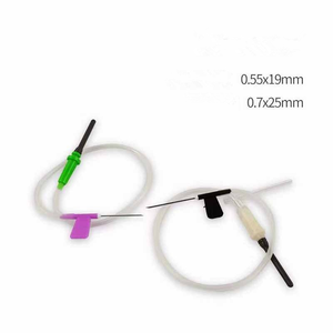 إبر فراشية من الفولاذ المقاوم للصدأ للاستخدام مرة واحدة معتمدة من CE، مقاس 20g-30g، مجموعة إبر وريدية للاستخدام البيطري صديقة للبيئة - Product Image 6