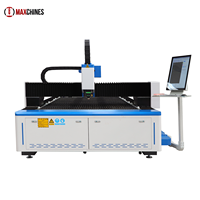 Machine de découpe laser industrielle 1500W pour tôles en acier inoxydable, découpeuse laser à fibre pour métal 3015 4015