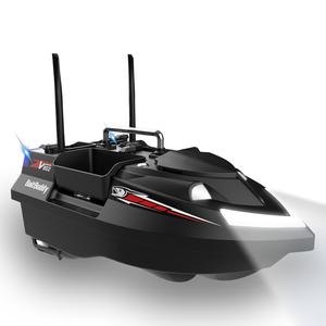 <span class=keywords><strong>Barco</strong></span> Cebador de Pesca Flytec V802 Negro con 4 Tolvas, Control de 500M y Doble Motor Potente - Product Image 2