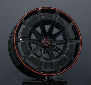 Jantes forgées monobloc Big Face avec disques aérodynamiques en fibre de carbone pour Porsche GTRS, PCD personnalisé 5x130 ou montage à blocage central - Product Image 5