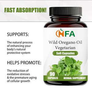 Capsules végétariennes d'huile d'origan sauvage OEM ODM avec huile d'origan pour soutenir la santé cellulaire, digestive, orale et respiratoire - Product Image 4