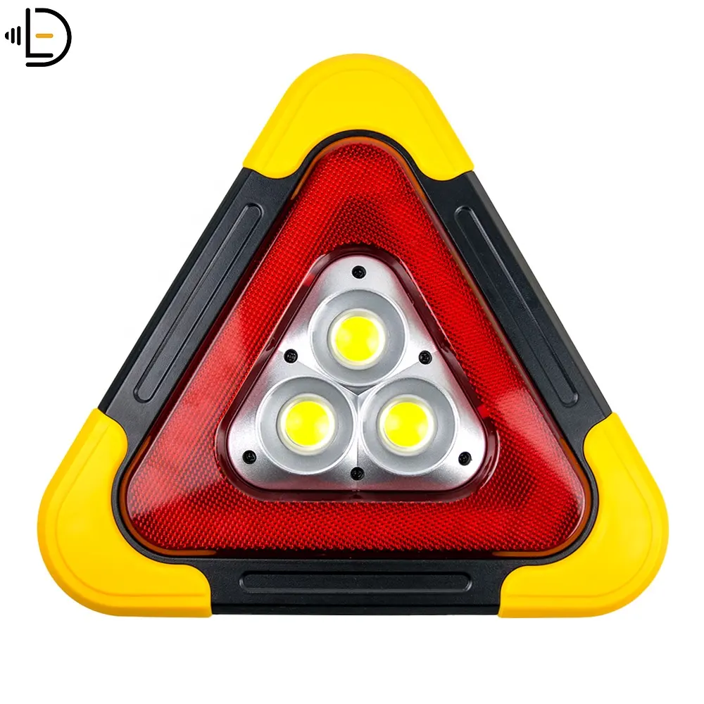 Auto Di Emergenza di Avvertimento Segno Portatile Super Luminoso COB Triangolo Di Emergenza per il Campeggio Trekking Riparazione di Auto Garage