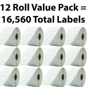 Étiquette thermique blanche extra-adhésive perforée avec revêtement supérieur pour l'impression de codes-barres FNSKU, colis, boîtes et sacs - Product Image 3