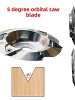 Lame de scie à onglet orbitale à 45 degrés pour menuiserie, outil de rainurage en acier au tungstène avec insert en carbure pour rainures en V