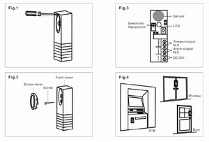 RV-971 Dò Vỡ Kính, cảm biến sốc, - Product Image 4
