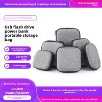 Sac de rangement EVA pour écouteurs, disque dur mobile, câble de données, clé USB, alimentation - Emballage électronique 3C