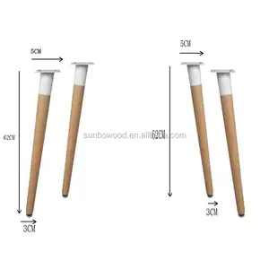Fornitura di fabbrica di mobili in legno <span class=keywords><strong>gambe</strong></span> per tavolo sedia in legno gamba petto gamba alta durezza e forte - Product Image 1