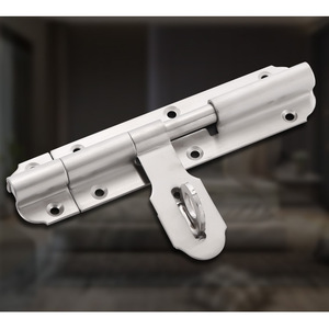 Stainless Steel Door Bolt 304 Anti-Theft Heavy Duty Extended <b>Latch</b> For Door <b>Window</b> Security - Product Image 1