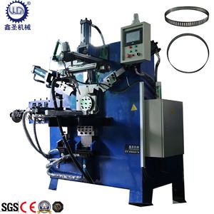 Source manufacturer directly supplies fully automatic hydraulic 2.5mm stainless steel flat bar <b>ring</b> forming and laser welding in - Product Image 1