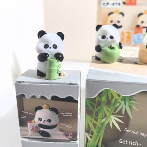 Boîte Mystère Animaux en Résine Panda Porte-Bonheur, Mini Figurines Créatives Mignonnes, Ornements, Petits Cadeaux, Vente en Gros - Product Image 3