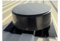 Conteneur d'expédition 10w ventilateur d'évent de toit solaire Max 530cfm base ondulée conçue spéciale parfaitement adaptée sur la nervure du conteneur