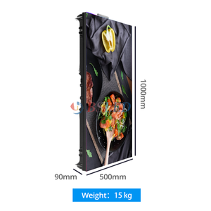 Écran vidéo LED d'intérieur, écran LED d'extérieur, armoire d'écran LED 500x1000mm en aluminium moulé sous pression, panneau LED de location pour scène - Product Image 2