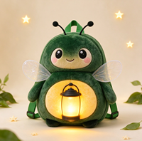 Sac à dos en peluche mignon pour enfants, motif insecte, sac à dos en peluche animaux en peluche, sac à dos personnalisé en forme d'abeille, papillon, coccinelle, cadeau pour enfants
