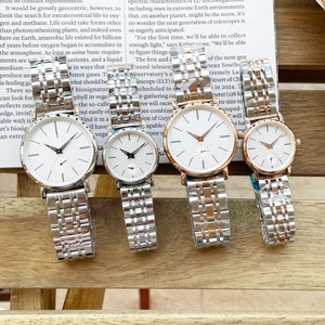 Montres-bracelets à quartz pour hommes et femmes, bracelet en acier inoxydable, cadran secondaire minimaliste, montres décontractées et professionnelles pour le quotidien, style Omega - Product Image 6