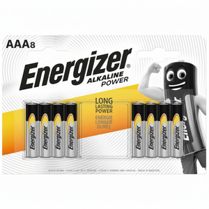 Energizer LR03แบตเตอรี่อัลคาไลน์ AAA E300127802ก้อนตุ่ม8ก้อน - Product Image 1
