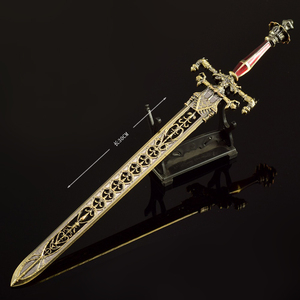 <span class=keywords><strong>Elden</strong></span> <span class=keywords><strong>Ring</strong></span> <span class=keywords><strong>Épée</strong></span> de Nuit et Flamme <span class=keywords><strong>Épée</strong></span> Mini Jouets <span class=keywords><strong>Épée</strong></span> en Alliage de Zinc 30cm 108g - Product Image 2