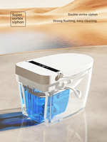 Toilette électronique moderne durable, en céramique résistante à l'usure, à longue durée de vie, intelligente et connectée, pour les immeubles d'appartements
