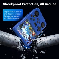 Étui de protection pour R36S, coque en silicone souple 360 °   Étui de protection antichute pour console de jeu portable R36s, accessoires, étui en silicone