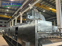 Séchoir automatique industriel en acier inoxydable pour aliments Séchoirs à gaz pour collations Chips de banane Chips de pomme de terre pour restaurants