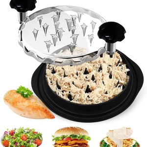 Trituradora de pollo Manual con tapa transparente A3529, picadora de alimentos de plástico para uso en la cocina, herramienta de utensilio de nueva condición para triturar pollos - Product Image 2