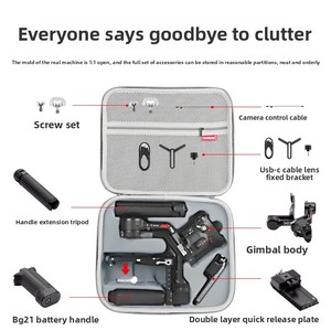 Para DJ1 <span class=keywords><strong>Ronin</strong></span>-<span class=keywords><strong>S</strong></span> RS4 Bolsa de almacenamiento Estabilizador de cardán de mano RS4 Estuche Cámara y bolsas de video - Product Image 2