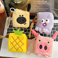 Porte-clés en peluche créatif et moelleux, en forme de cochon, chien, grenouille, pendentif de sac, petit cadeau de mariage
