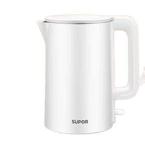 Hervidor eléctrico Supor de acero inoxidable de 1,7 L con apagado automático y protección contra la ebullición en seco - Product Image 1