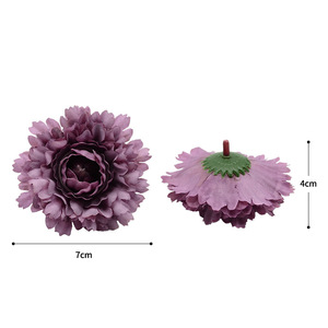 Flores de seda de peonía mini de 7 cm de Dongchen Crafts, flor base para decoración de sombreros, mochilas, cajas de regalo, horquillas y maquillaje. - Product Image 5