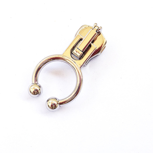 Couleur arc-en-ciel en métal personnalisé sac à main <span class=keywords><strong>fermeture</strong></span> <span class=keywords><strong>éclair</strong></span> <span class=keywords><strong>curseur</strong></span> extracteur - Product Image 3