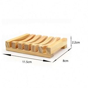 Hot Sale Wooden Self Draining <b>Soap</b> <b>Dish</b> Holder Tray <b>Soap</b> Saver for Shower Bathroom - Product Image 2