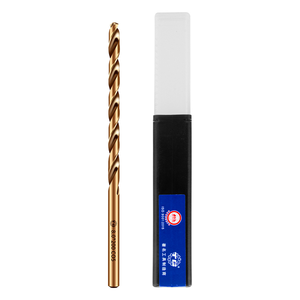 Brocas HSSE con Acabado Ámbar Original, 5% <span class=keywords><strong>de</strong></span> Cobalto, Mango Redondo, para Máquina <span class=keywords><strong>de</strong></span> <span class=keywords><strong>Torno</strong></span> <span class=keywords><strong>de</strong></span> Metal CNC - Product Image 1