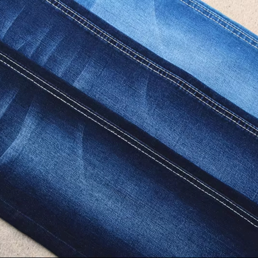 Cotton Poly Rayon Spandex Slub Style Denim Fabric From China