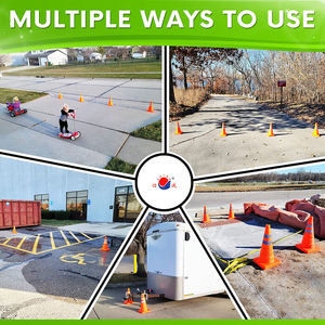 Bloque <span class=keywords><strong>de</strong></span> carretera <span class=keywords><strong>de</strong></span> goma reflectante, expansión <span class=keywords><strong>de</strong></span> seguridad, <span class=keywords><strong>cono</strong></span> <span class=keywords><strong>de</strong></span> advertencia, <span class=keywords><strong>cono</strong></span> <span class=keywords><strong>de</strong></span> carretera plegable impermeable con LED - Product Image 4