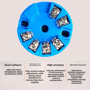 प्रोग्रामेबल थर्मोपॉल k j pt100 <span class=keywords><strong>4</strong></span>-20a कनवर्टर tc rtd इनपुट आउटपुट हेड-माउंटेड प्लास्टिक तापमान ट्रांसमीटर ip65 - Product Image 4