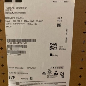 Paramètres programmables Garantie 1 an Inverseur triphasé 6SL3330-1TE34-2AA3 SINAMICS S120 Module moteur 200KW - Product Image 2