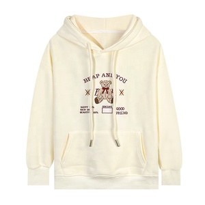 <span class=keywords><strong>Felpa</strong></span> <span class=keywords><strong>con</strong></span> Cappuccio Casual a Tinta Unita <span class=keywords><strong>con</strong></span> Ricamo di Lettere, Prezzo Conveniente, Adatta per Top Leggeri e alla Moda da <span class=keywords><strong>Donna</strong></span> in Primavera e Autunno - Product Image 6